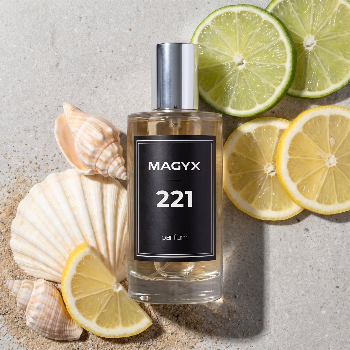 Magyx No. 221 with citrus and marine-inspired ingredients